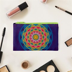 Abstract Digital Artwork Cosmetic Bag (xs)