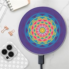 Abstract Digital Artwork Wireless Fast Charger(white)