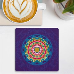 Abstract Digital Artwork Uv Print Square Tile Coaster 