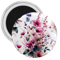 Flora Floral Flower Petal 3  Magnets