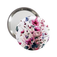 Flora Floral Flower Petal 2 25  Handbag Mirrors by Maspions