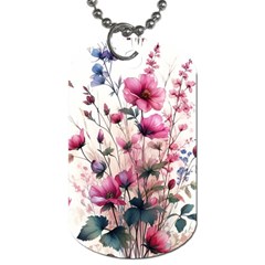 Flora Floral Flower Petal Dog Tag (one Side)