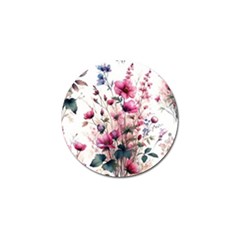 Flora Floral Flower Petal Golf Ball Marker