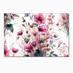 Flora Floral Flower Petal Postcards 5  X 7  (pkg Of 10)