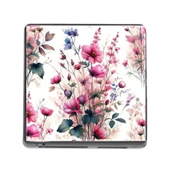 Flora Floral Flower Petal Memory Card Reader (square 5 Slot)