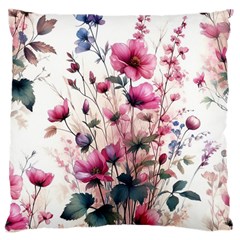 Flora Floral Flower Petal Large Cushion Case (one Side)