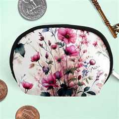 Flora Floral Flower Petal Accessory Pouch (medium)