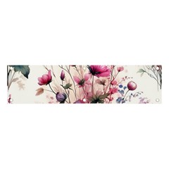 Flora Floral Flower Petal Banner And Sign 4  X 1 