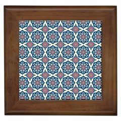 Abstract Mandala Seamless Background Texture Framed Tile