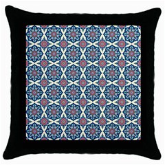 Abstract Mandala Seamless Background Texture Throw Pillow Case (black)