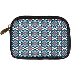 Abstract Mandala Seamless Background Texture Digital Camera Leather Case by Maspions