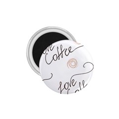 Seamless Pattern Coffee Text 1 75  Magnets