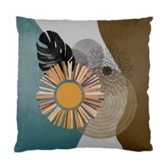 Boho Leaves Botanical Retro Vintage Standard Cushion Case (two Sides)