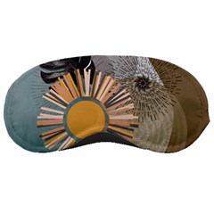 Boho Leaves Botanical Retro Vintage Sleep Mask