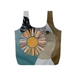 Boho Leaves Botanical Retro Vintage Full Print Recycle Bag (S) Front