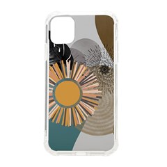 Boho Leaves Botanical Retro Vintage Iphone 11 Tpu Uv Print Case by Maspions