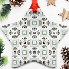 Background Pattern Retro Vintage Ornament (star)