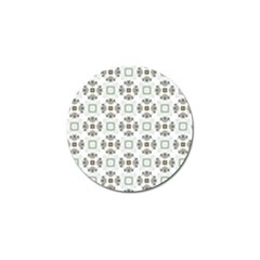 Background Pattern Retro Vintage Golf Ball Marker