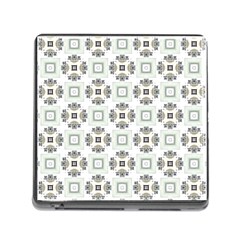 Background Pattern Retro Vintage Memory Card Reader (square 5 Slot)