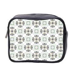 Background Pattern Retro Vintage Mini Toiletries Bag (two Sides)