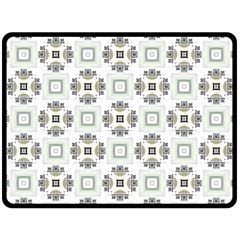 Background Pattern Retro Vintage Two Sides Fleece Blanket (large)