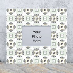 Background Pattern Retro Vintage White Wall Photo Frame 5  X 7 