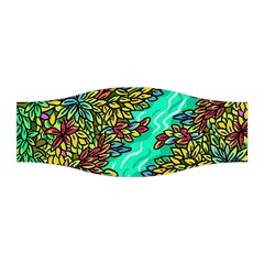 Background Leaves River Nature Stretchable Headband