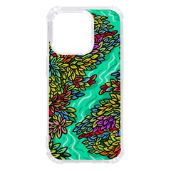 Background Leaves River Nature Iphone 14 Pro Tpu Uv Print Case