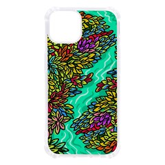 Background Leaves River Nature Iphone 13 Tpu Uv Print Case by Maspions