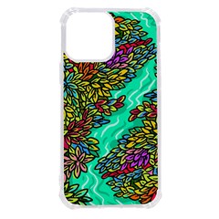 Background Leaves River Nature Iphone 13 Pro Max Tpu Uv Print Case