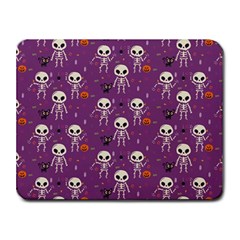 Skull Halloween Pattern Small Mousepad by Maspions