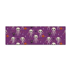 Skull Halloween Pattern Sticker Bumper (100 Pack)