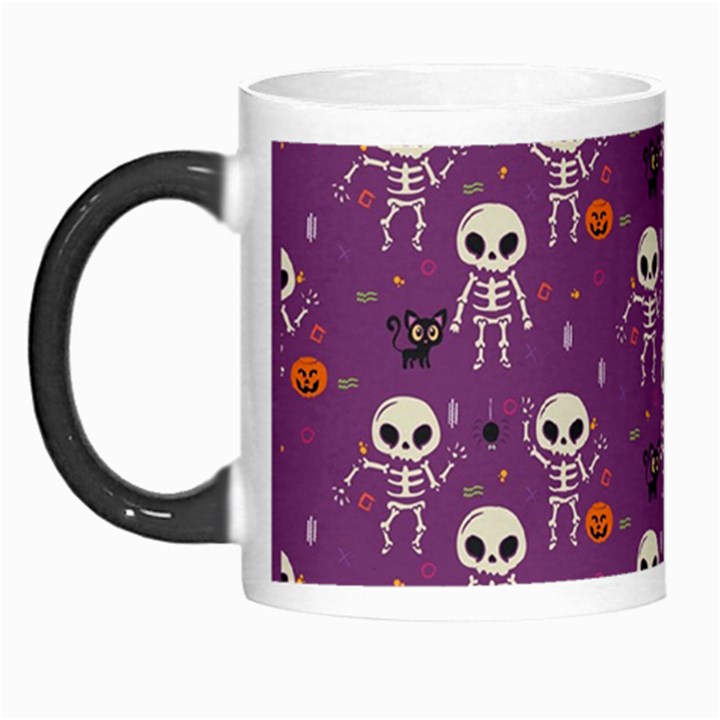 Skull Halloween Pattern Morph Mug