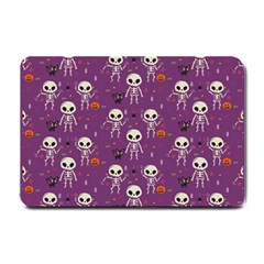 Skull Halloween Pattern Small Doormat