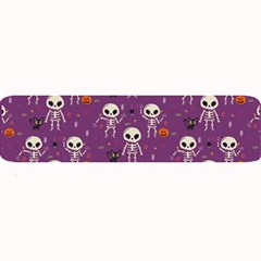 Skull Halloween Pattern Large Bar Mat