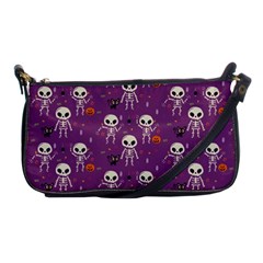 Skull Halloween Pattern Shoulder Clutch Bag