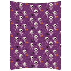 Skull Halloween Pattern Back Support Cushion