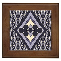 Pattern Design Scrapbooking Framed Tile