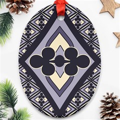 Pattern Design Scrapbooking Ornament (oval) by Maspions