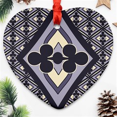 Pattern Design Scrapbooking Ornament (heart)