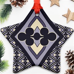 Pattern Design Scrapbooking Ornament (star)