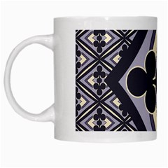 Pattern Design Scrapbooking White Mug