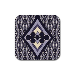 Pattern Design Scrapbooking Rubber Coaster (square) by Maspions