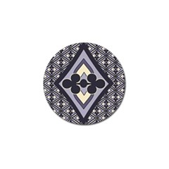 Pattern Design Scrapbooking Golf Ball Marker