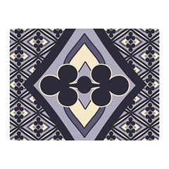 Pattern Design Scrapbooking Two Sides Premium Plush Fleece Blanket (mini)