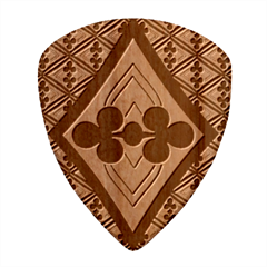 Pattern Design Scrapbooking Wood Guitar Pick (Set of 10)