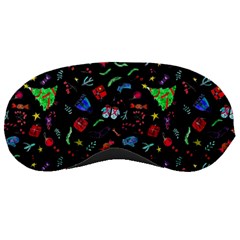 New Year Christmas Background Sleep Mask by Maspions