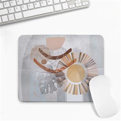 Boho Background Leaves Botanical Small Mousepad