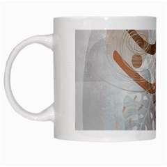 Boho Background Leaves Botanical White Mug by Maspions