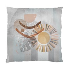 Boho Background Leaves Botanical Standard Cushion Case (two Sides)